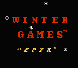 Winter Games title screenshot